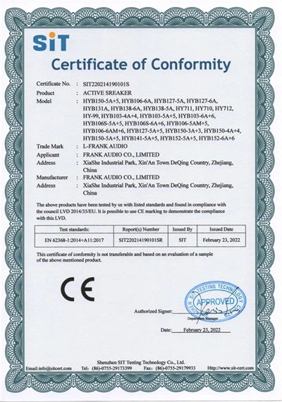 Certificate of Honor III