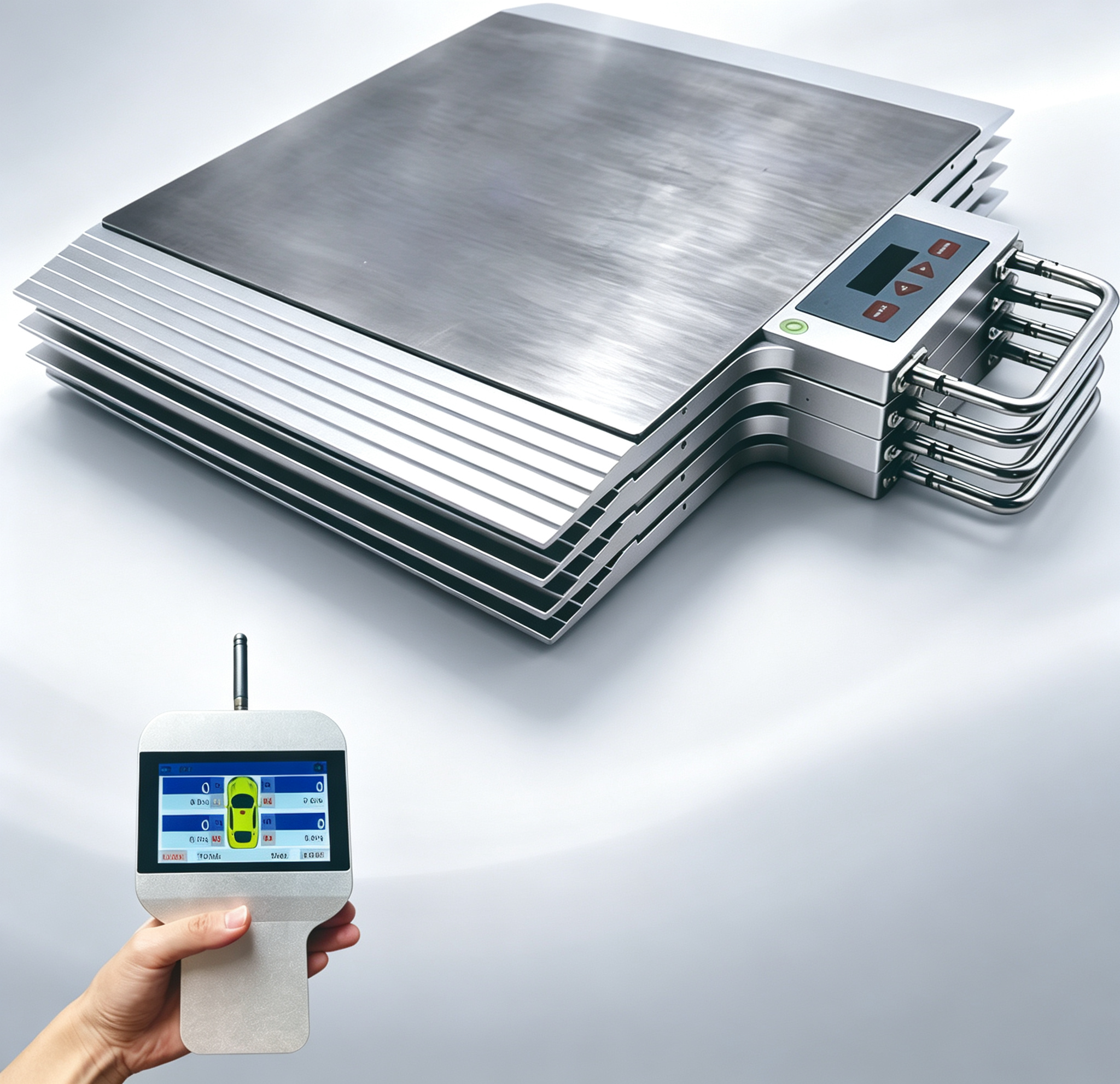 Ultra-Thin Wireless Vehicle Weighing Pad Solution